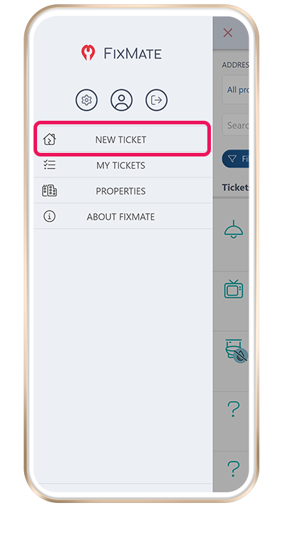 New Ticket